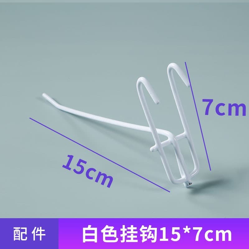 White bold 15cm 10 hooks
