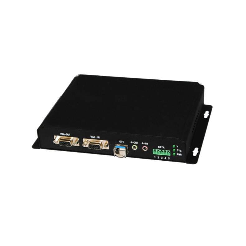 1 Kanallı KVM Çoxxidmətli Rəqəmsal Audio və Video Optik Transiver 4