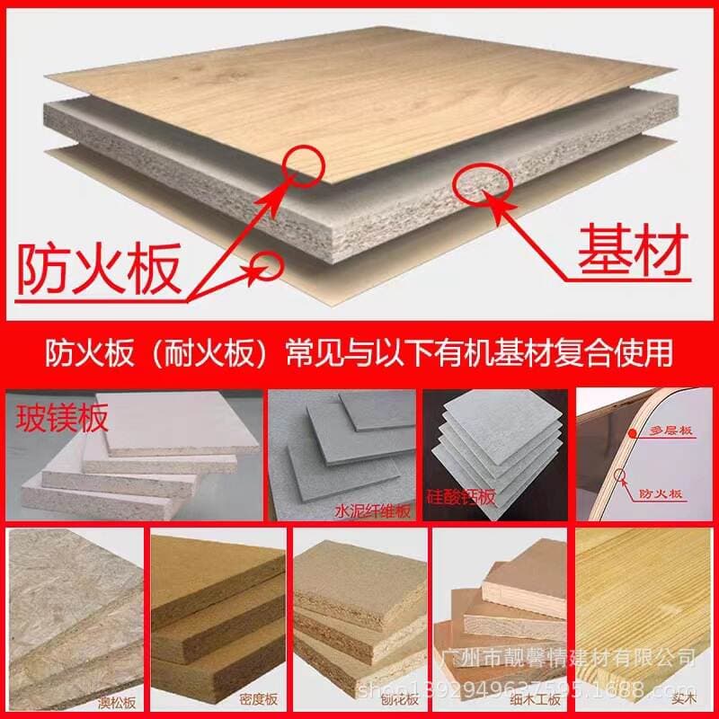Direct Sales from the Source Manufacturer: B1 Grade Fireproof Board, Fumeijia, Fuyingjia Flame-Retardant Fireproof Decorative Panel, Decoration Veneer 3