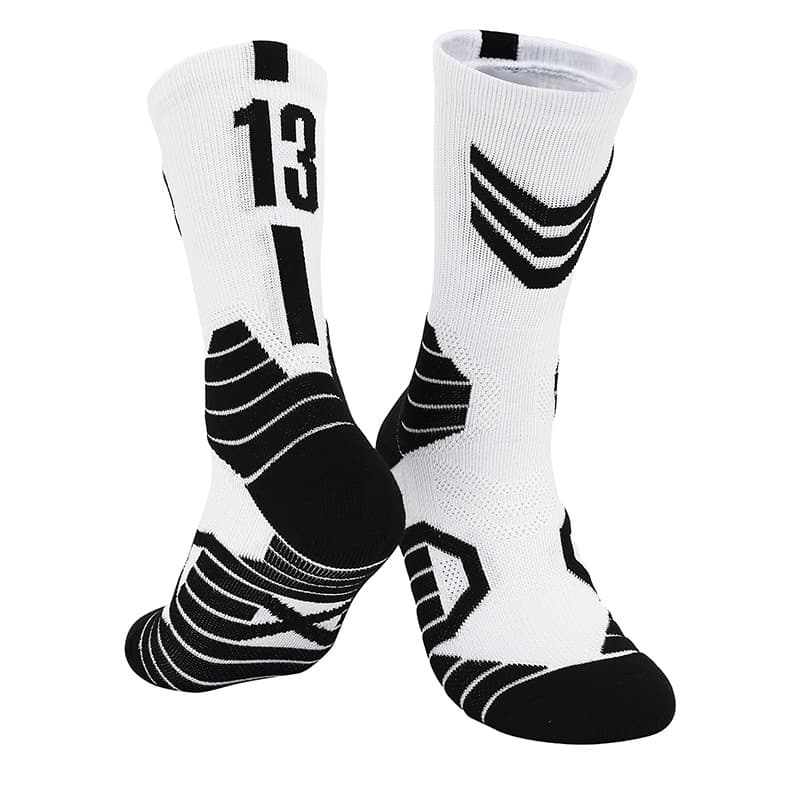 White and black no. 13-children's socks