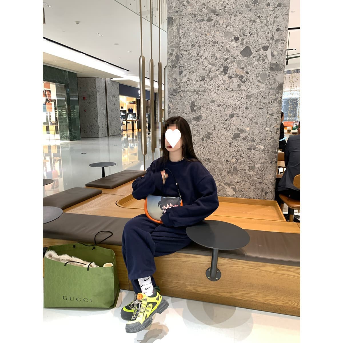 Blue sweatshirt