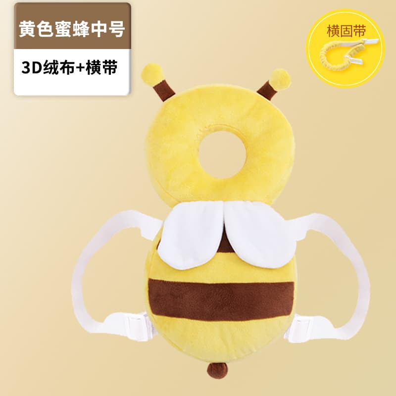 Yellow bee velvet medium size [including horizontal strap]
