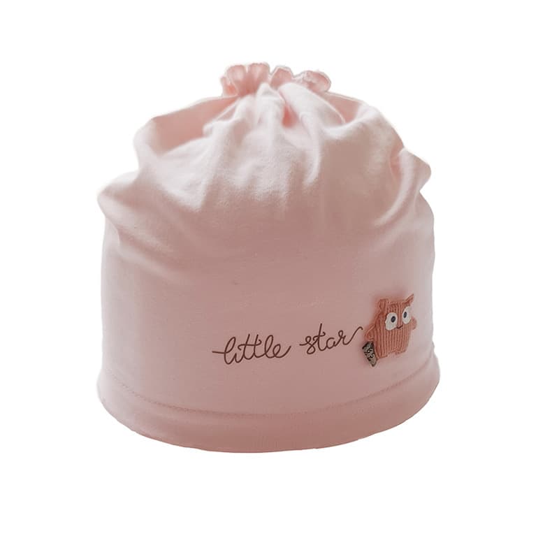 Thin material stacking cap single layer cloth pink