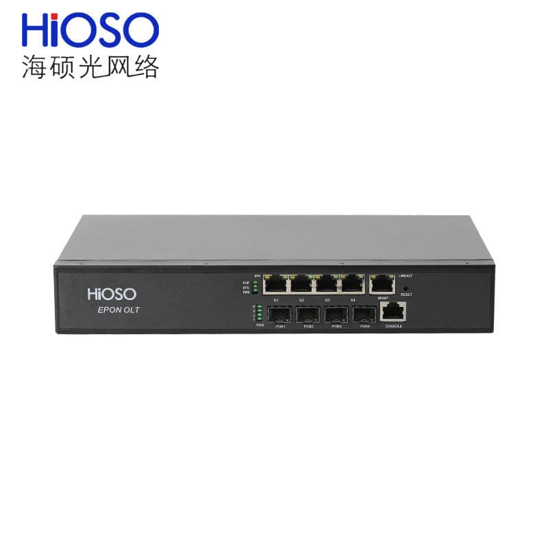 Haishuo HIOSO 4 Gigabit OLT Rack Local Equipment Pless Optical Network HA7004T 2