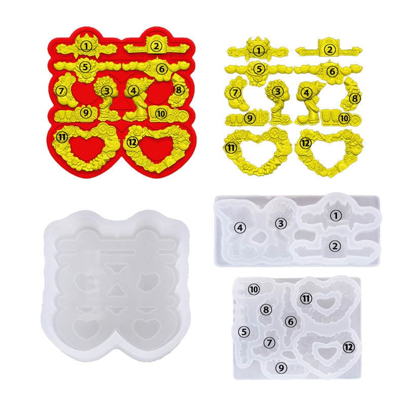 Sanxin Xizhi Cake Mold Mousse Silicone French Dessert Mousse Cake Chocolate Creative Baking Mold 5