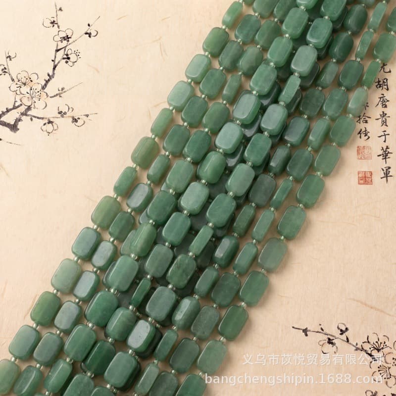 Natural green aventurine