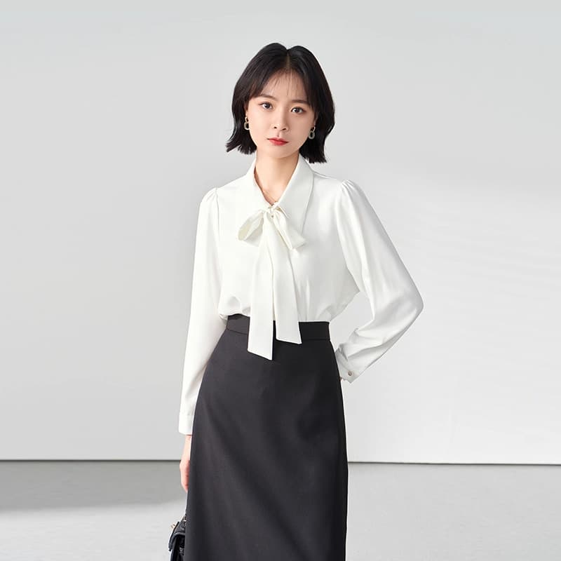 White long sleeves