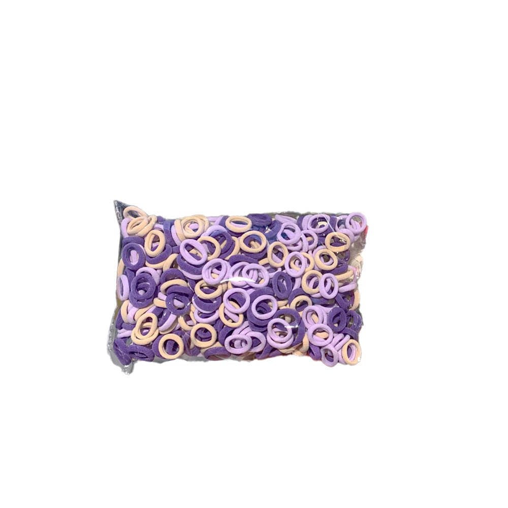Children's Rubber Bands, Baby Hair Ties, 2cm Thumb-Sized Rings That Don'T Damage Hair, Towel Rings, Girls' Colorful Seamless Hair Ropes 5