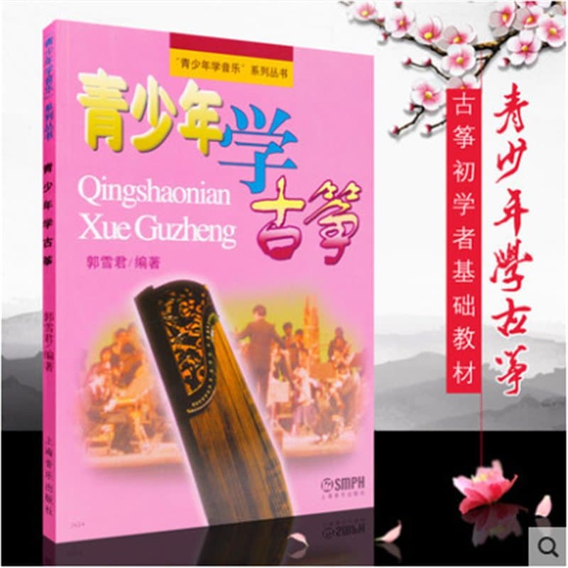 Youth learning guzheng