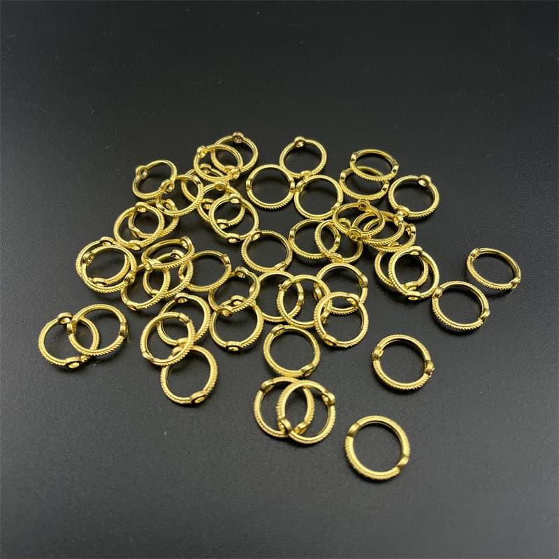 Suitable for 8mm bead ring [imitation gold]]