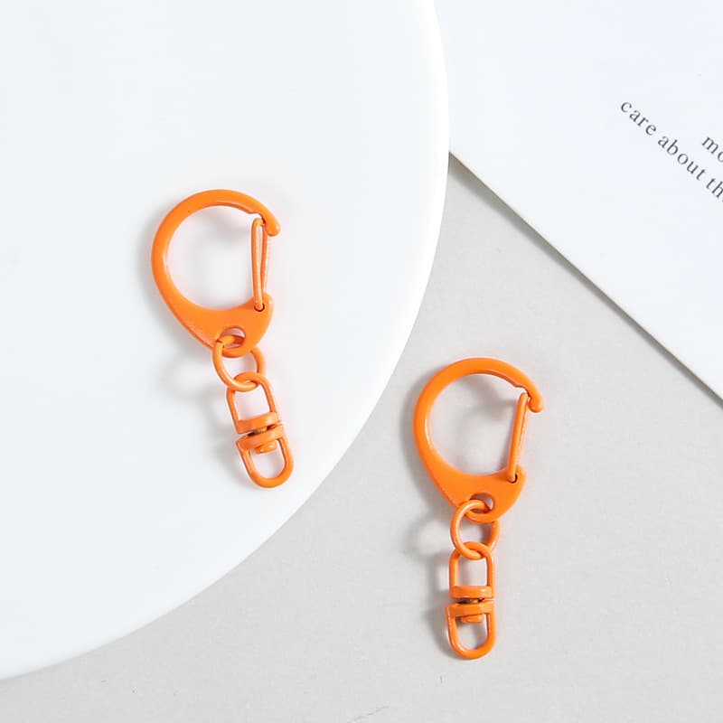 [orange] d-shaped buckle + 8-shaped buckle