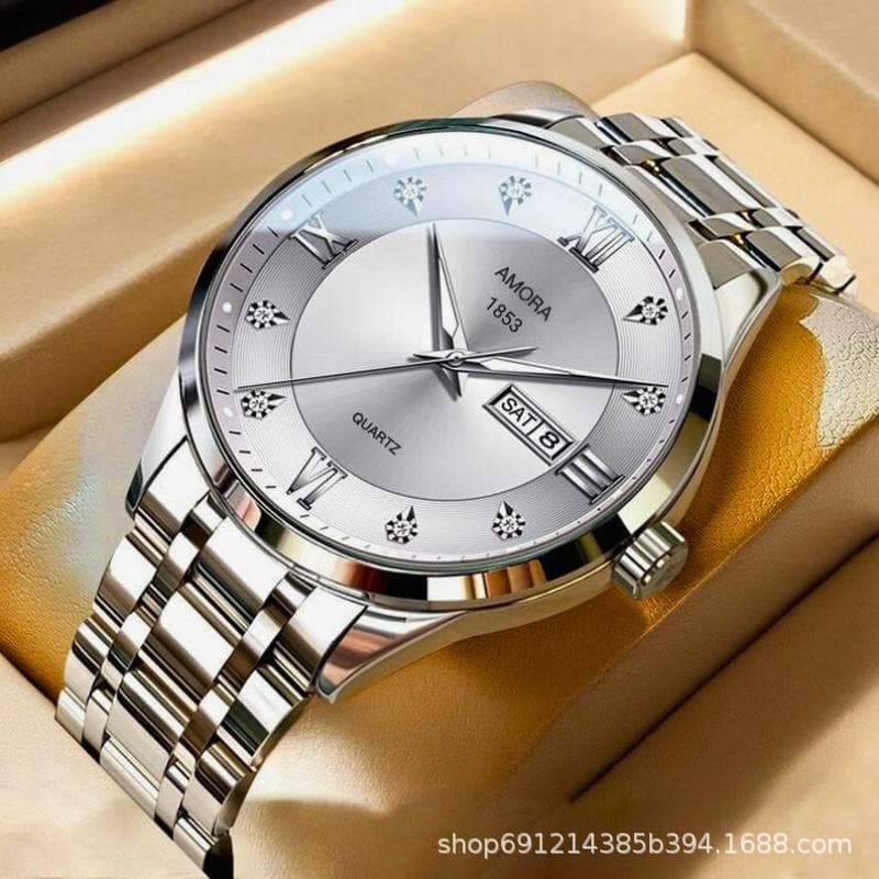 Silver with white surface