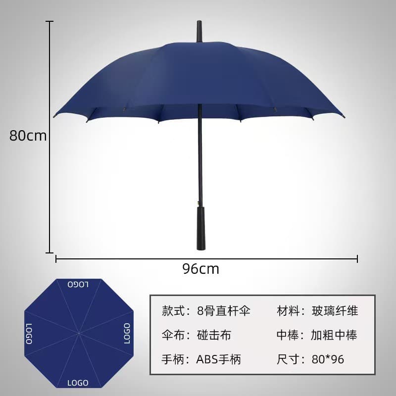 [straight handle fiberglass] [diameter under umbrella 96] navy blue