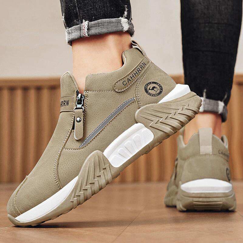 D1938 Large Size Cross-Mirror Martin Sneakers High-Top Casual Shoes Thick-Soled Student Forrest Gump Shoes Men's Shoes 5