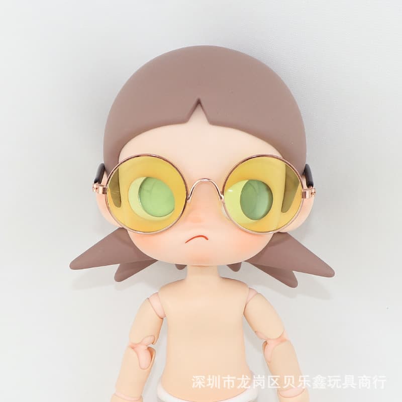 C86 gold frame transparent yellow