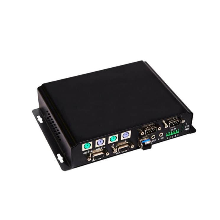 1 Kanallı KVM Çoxxidmətli Rəqəmsal Audio və Video Optik Transiver 5