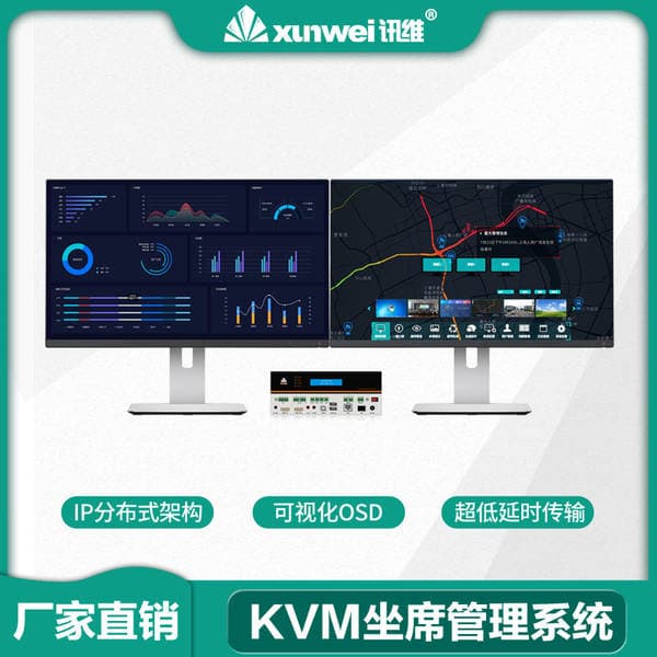 Enterprise Distributed Kvm Workstation Management System Input/Output Node High-Definition Network Kvm Codec Equipment