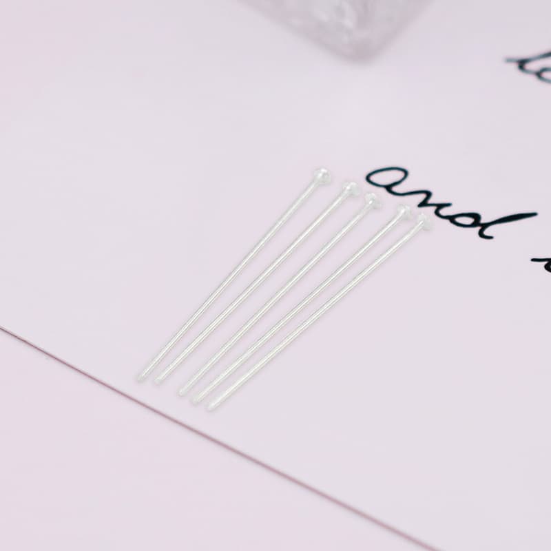 Color-preserving thick silver T-pin