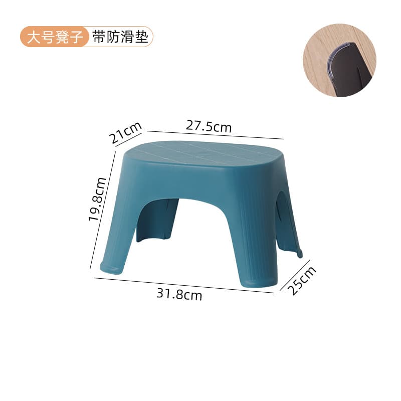Large blue anti-slip mat