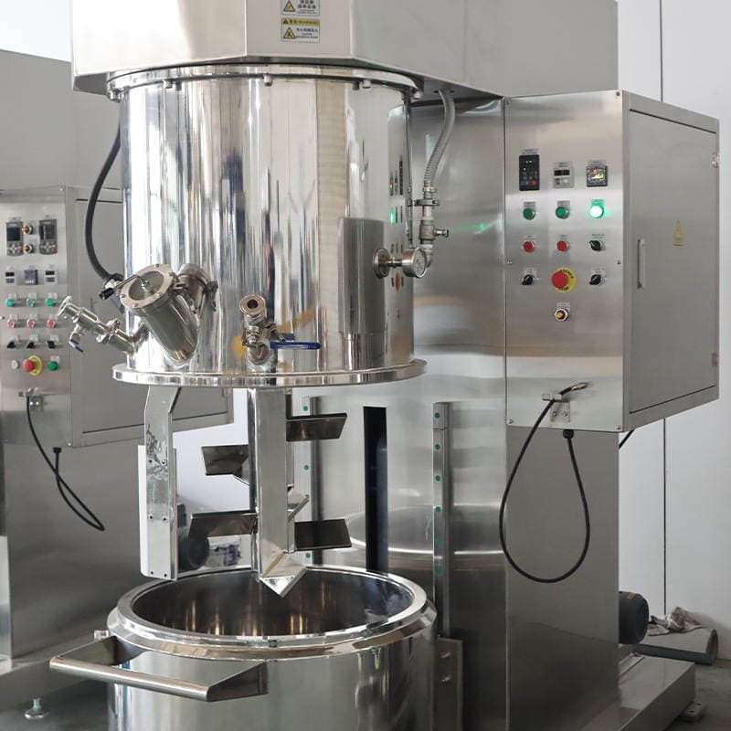 100L ikiqat planetar mikser, yüksək özlülüklü materiallar, istilik keçirici silikon yağ və gel üçün 2