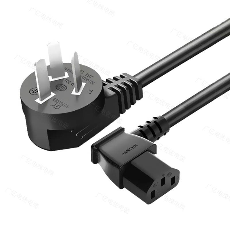 Sanfeng rəqəmsal tərəzi üçün 90 dərəcə 3 pinli elektrik kabeli (Milli Standart) 4