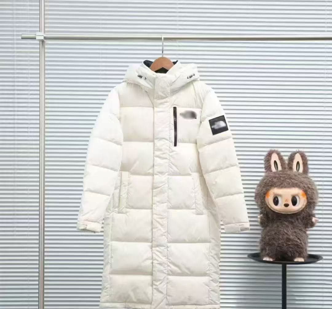 Long down jacket white