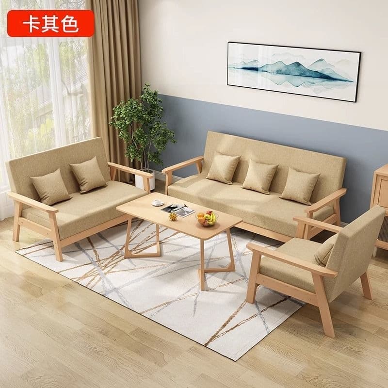 Natural wood style + khaki color [unpainted]