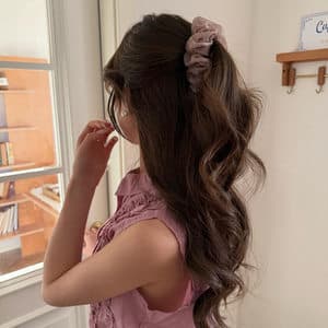 3# coffee color large bottom clip 12cm
