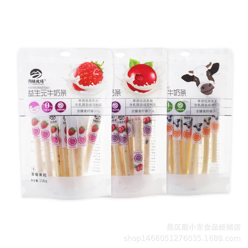 Totem Ranch Inner Mongolia High Calcium Milk Bar Prebiotic 118g Individually Packaged Kidsren's Snacks Dairy Products 5