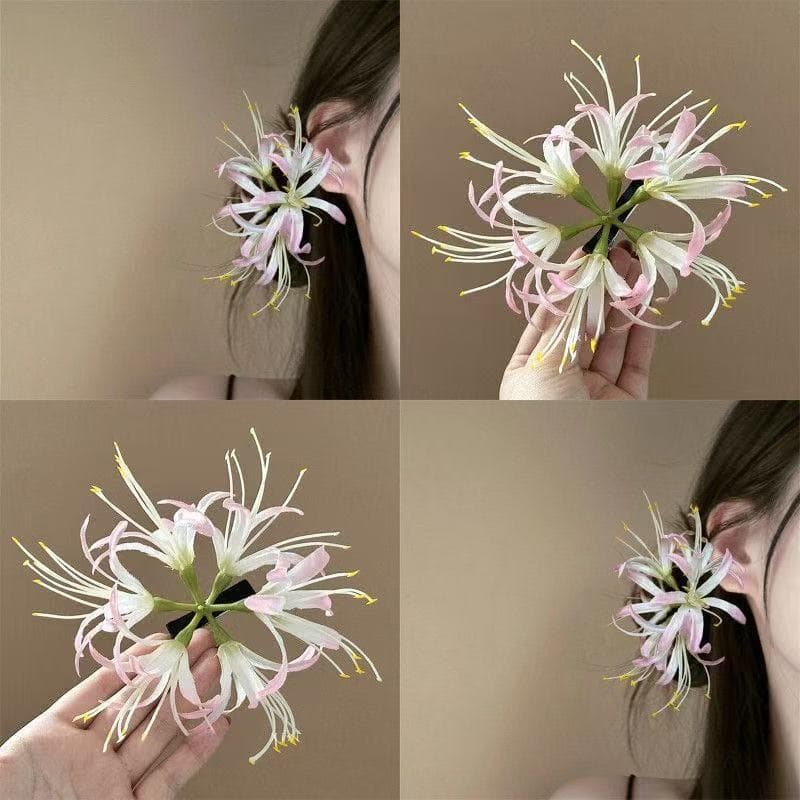 7306 "bianhua" hair clip - pink