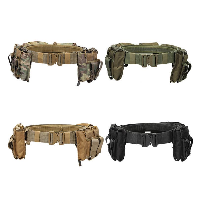 Manufacturer Wholesale Cross-Border New Models of Men's Waist Bags, Tactical Belts, Outdoor Patrol Belts, Accessory Bags, and Accessory Packs 2