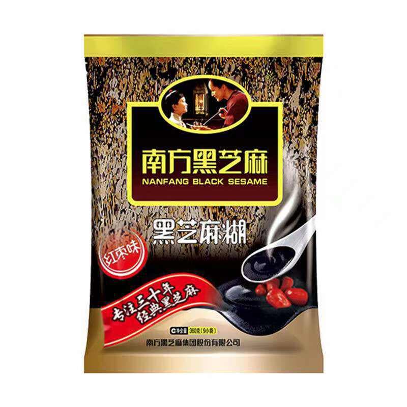 Southern Black Sesame Paste 360g Original Red Jujube Black Sesame Paste 280g Bagged Black Sesame Paste for Breakfast 4