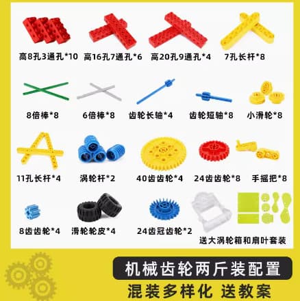 Two catties of pure mechanical gear accessories to send turbine box fan blade suit