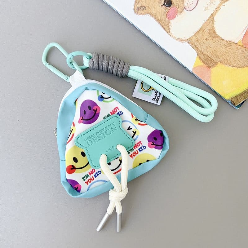 [triangle light green expression] + light green label lanyard