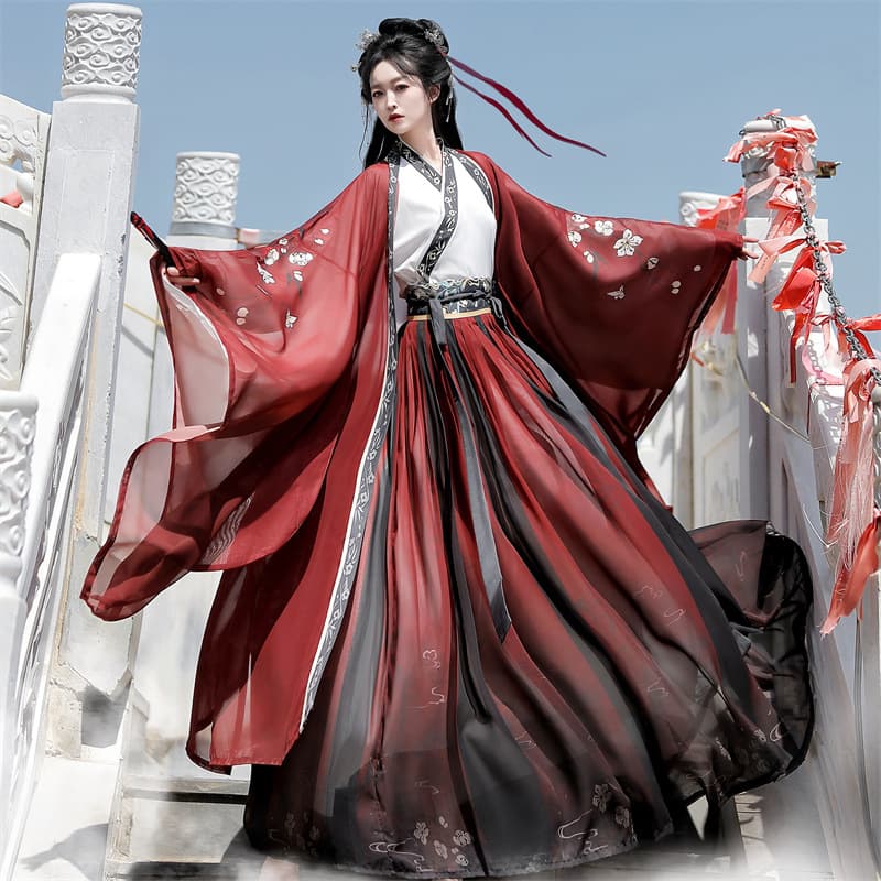 Birdsong jianwai women's red suit