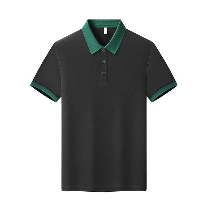 Black with dark green