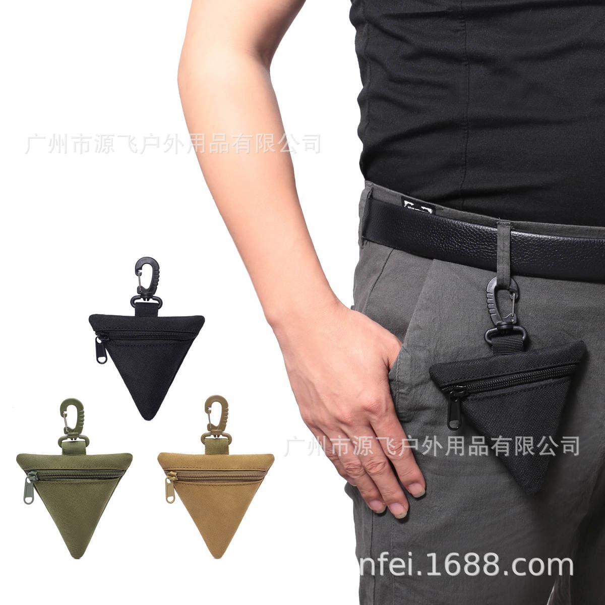 Outdoor sports waist bag tactical coin purse military fans tactical backpack running portable EDC tool storage handheld bag 2