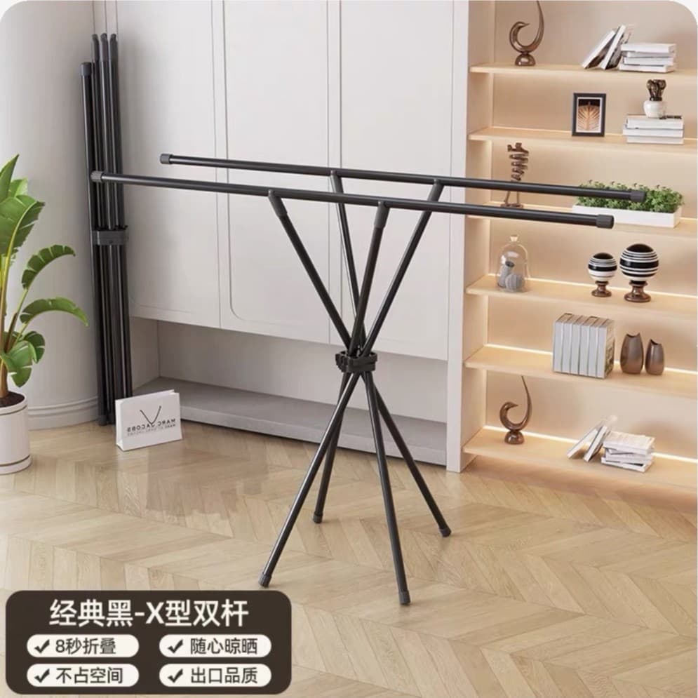 Classic black-x type double pole