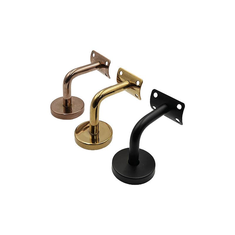 Home Decoration Wall-Mounted Stair Handrail Stainless Steel Solid Bracket L-Shaped Bend Craft Accessories Modern Minimalist New Model 4