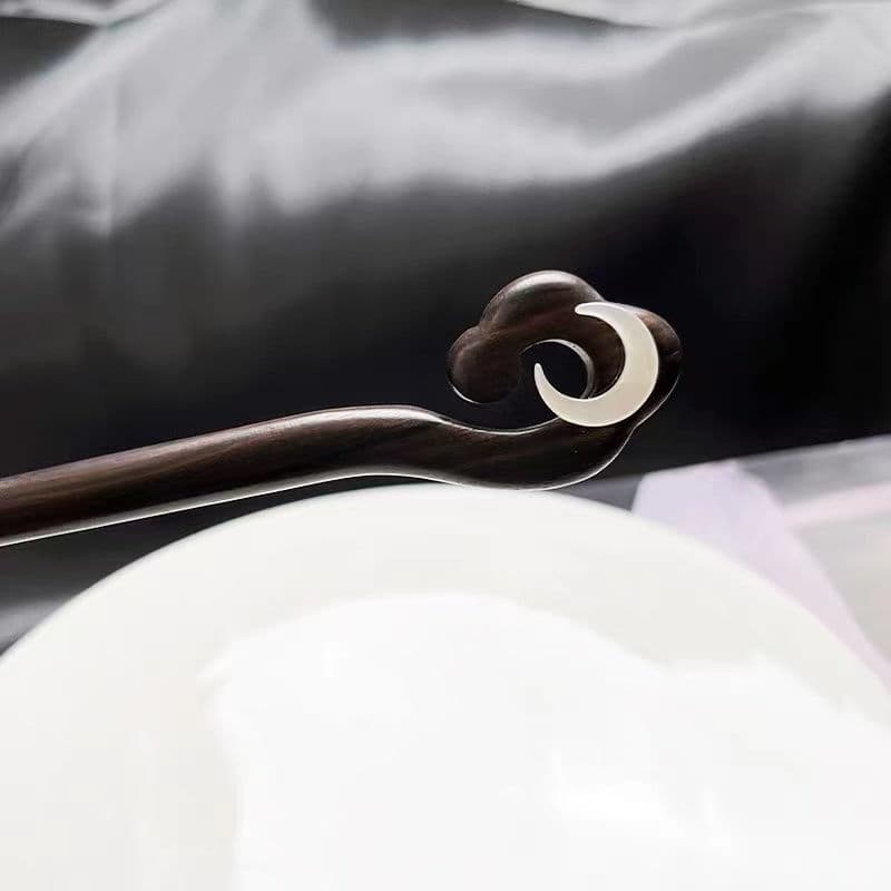 A56 auspicious cloud Moon [natural Ebony]]