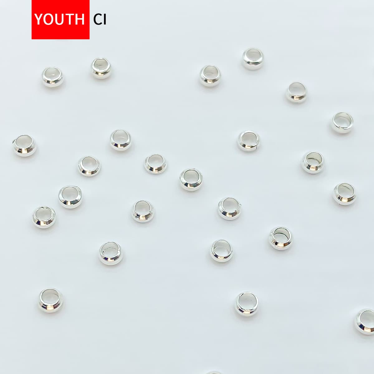 Silver [positioning beads]