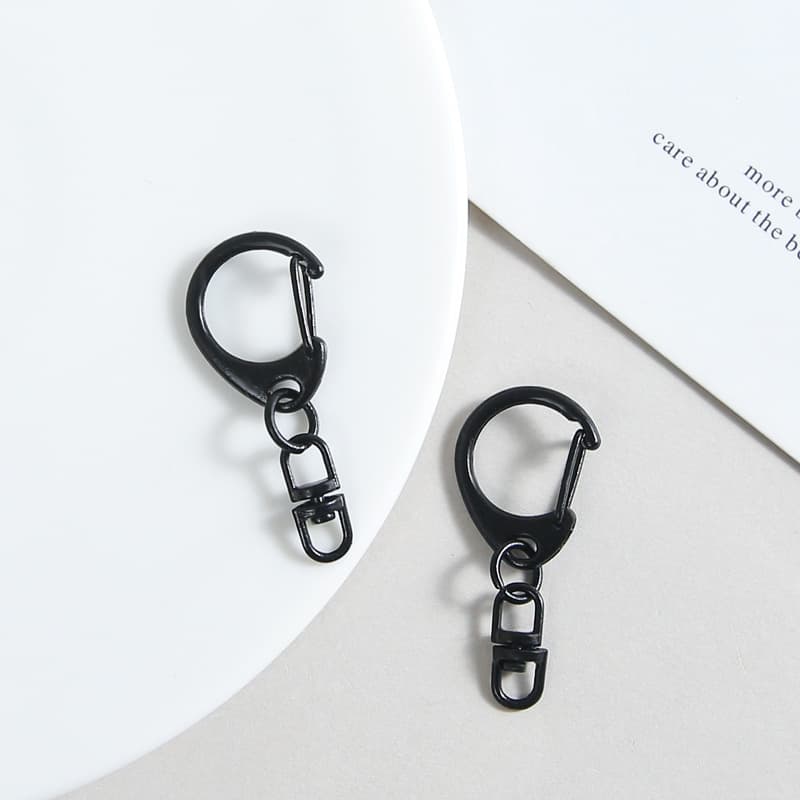 [black] d-shaped buckle + 8-shaped buckle