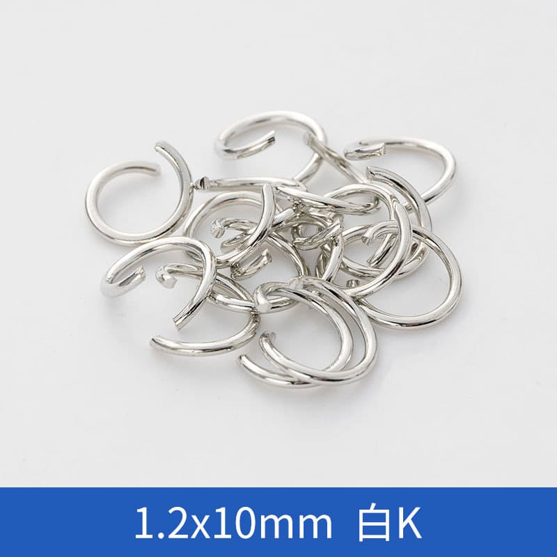1.2*10mm nickel-free white k [100]