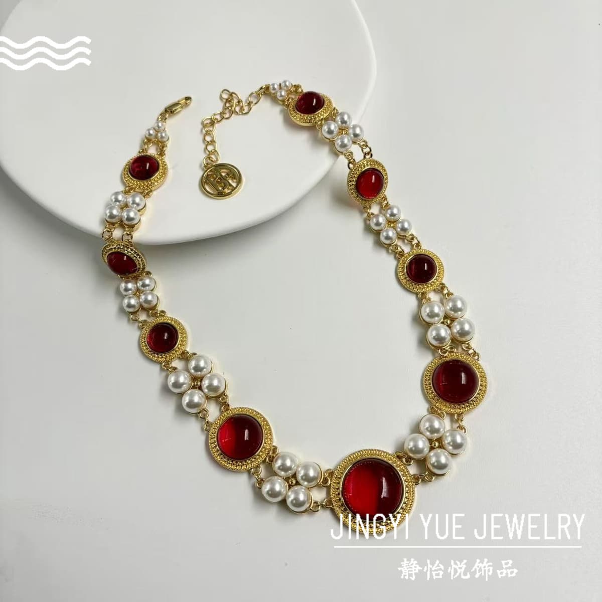 1610 red necklace