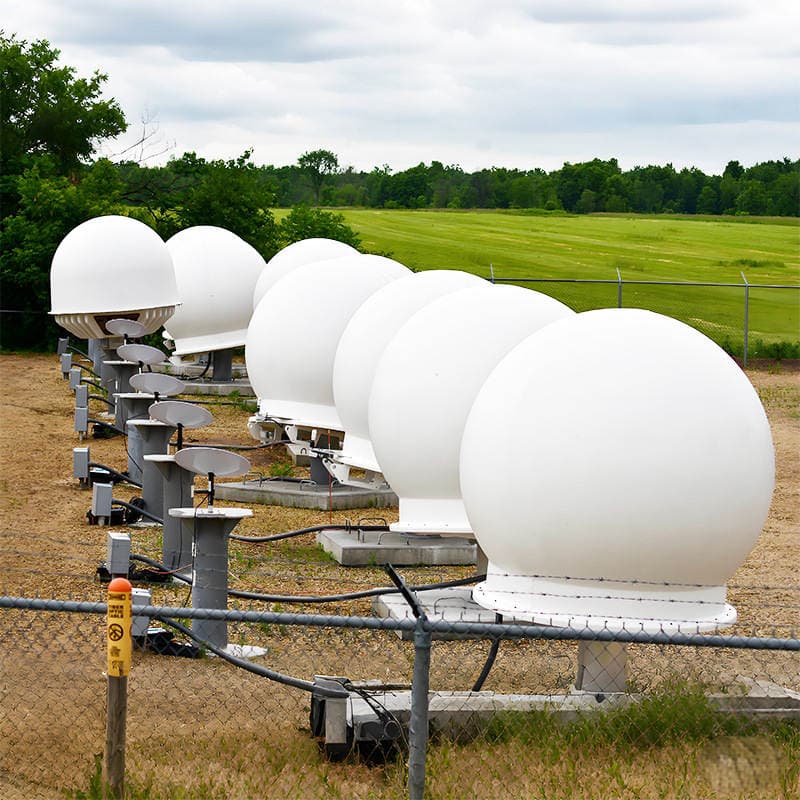 GNSS/radar antenası üçün karbon lifli sferik radom (qoruyucu örtük) 4