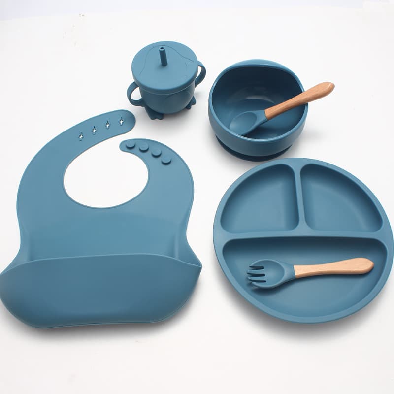 Dark blue six-piece set
