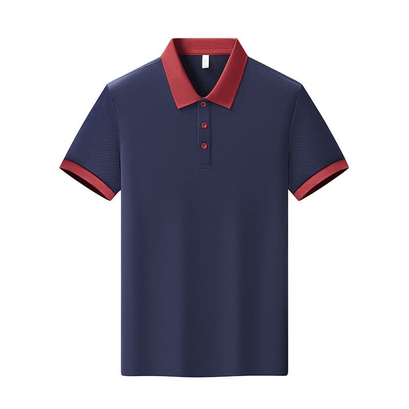 Navy blue and maroon
