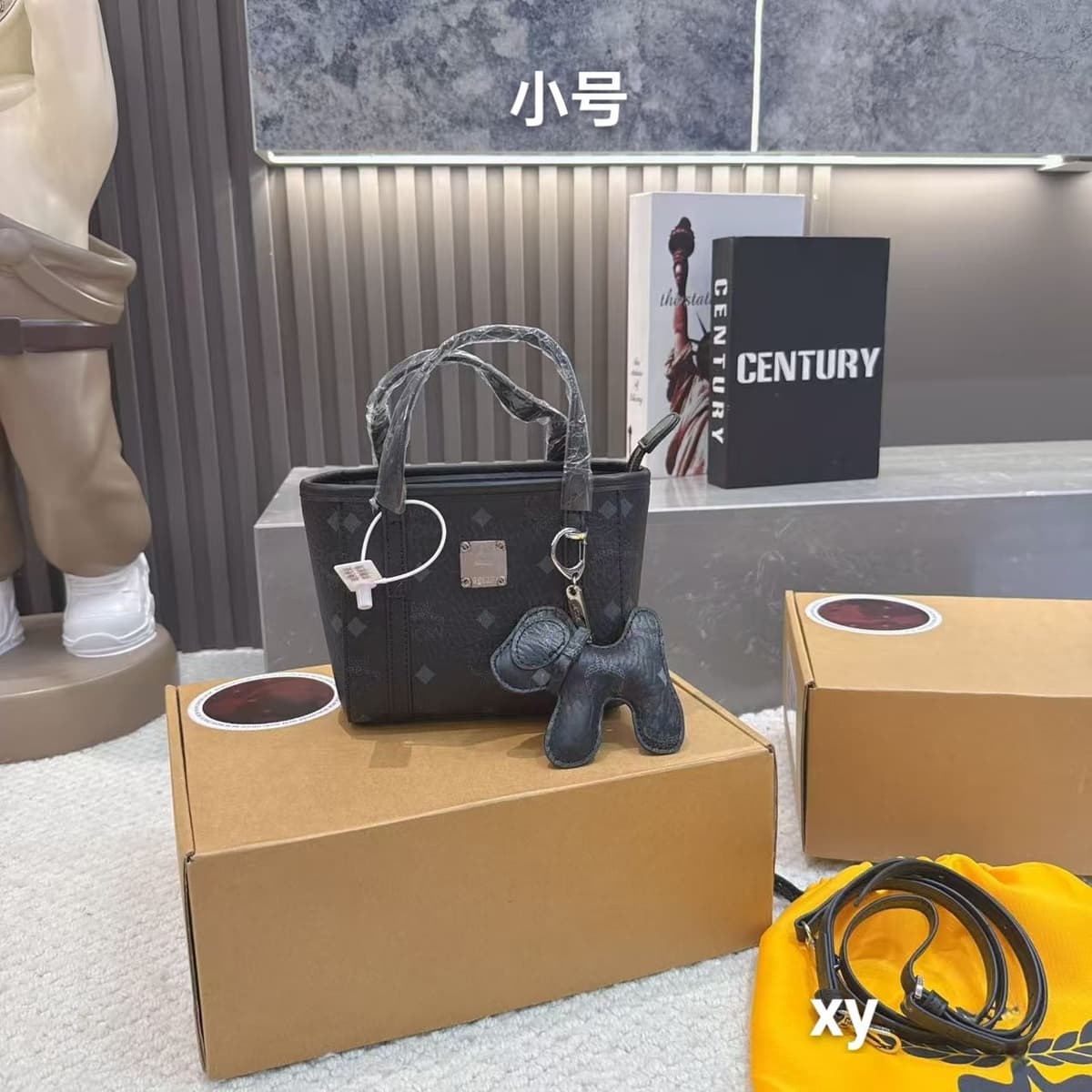 M+c (high quality mini 17*14) black
