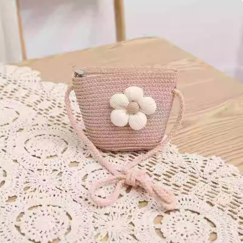 Pink floral bag