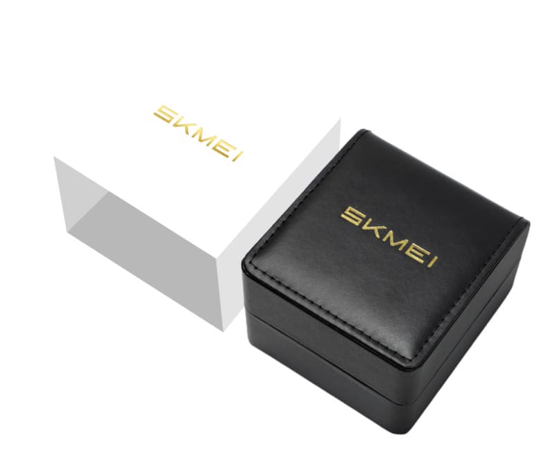 Shimei black pu leather box